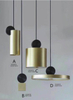 Home Decoration Stainless Steel Acrylic Ceiling Lamp (KA10036P/D)