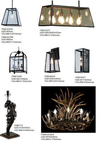 Glass Shade Clear Decorative Industrial Pendant Lamp (SG72)