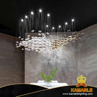 New Style Brass And White Hotel Pendant Light (KAMA004)