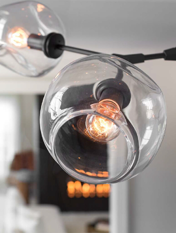 Black decorative modern indoor aluminium alloy pendant lights (MD8080-11 ) 
