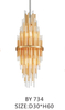 Hotel Chrome Decorative K9 Crystal Pendant Lighting (KABY730)
