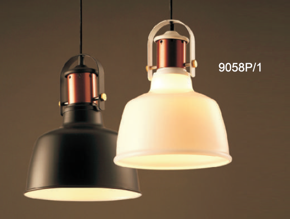 Indoor Lighting Industrial Pendant Light (9058/3LBlack)