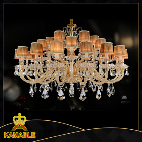 Cozy style modern hotel lobby crystal chandelier(MD88025-16+8+6 )