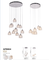 Home decorative stair glass chandelier (AP9004-24)
