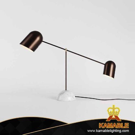 Decorative Metal Marble Base Table Lamp (KPL1822)