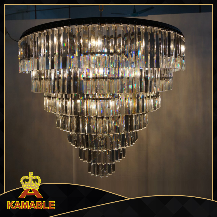 Luxury custom-made crystal pendant chandelier light ( KA1213-7 )