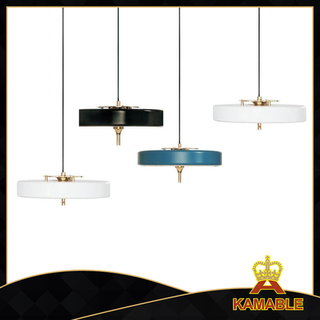 Modern aluminun glass hanging lamp (KA9187P/blue)