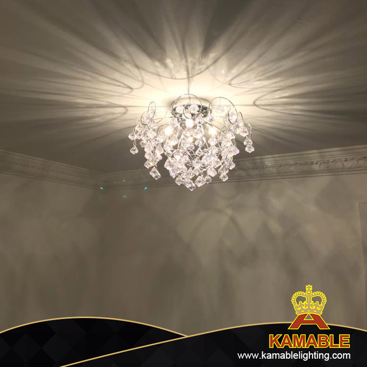 Luxury Design Indoor Dining Room Crystal Ceiling Lamp (8581)