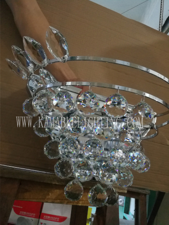 Hotel interior crystal decorative modern wall light(KA4616WB)