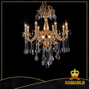 Noble style indoor decorative cast aluminum chandelier(9122-8L )
