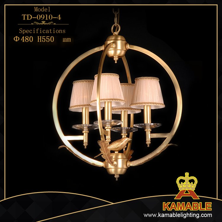 European brass pendant lighting for hotel bedroom (TD-0910-5)