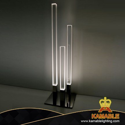 Simple Design Acrylic Strip Decorative Lighting Floor Lamp (KJ015)