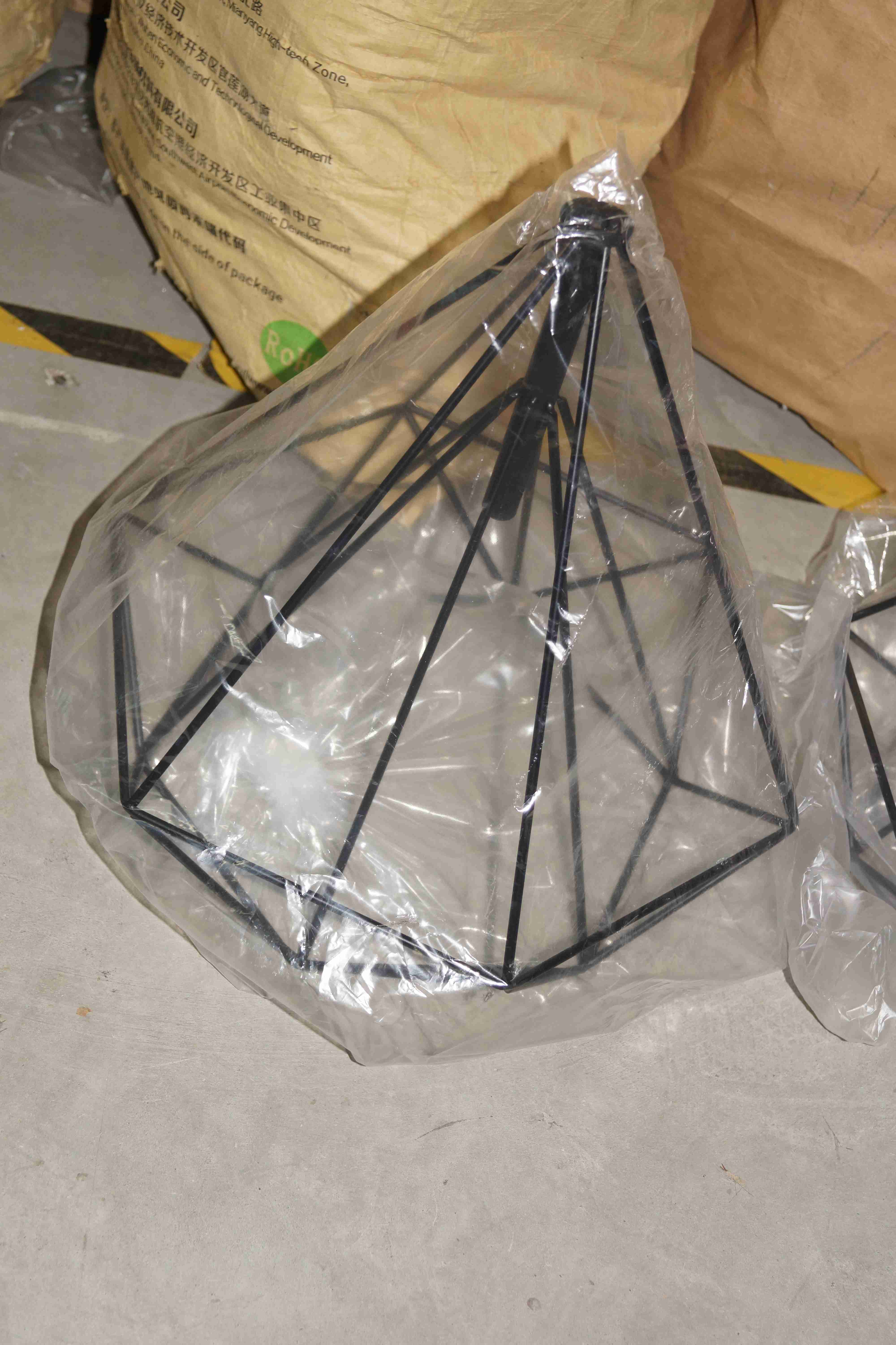 Black carbon steel decorative hotel pendant lamps (MD8043-1S ) 