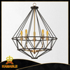 Modern diamond shape decorative hotel steel pendant lamp (KAAB041)