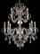 Noble style indoor decorative cast aluminum chandelier(9122-8L )