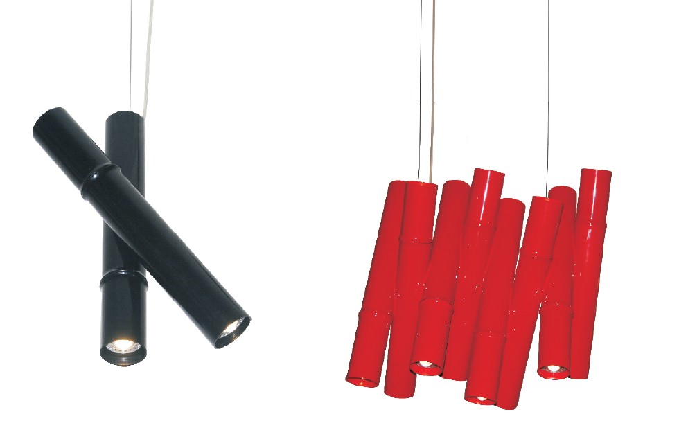 Red decorative modern indoor aluminium alloy pendant lamp (2240S-2) 