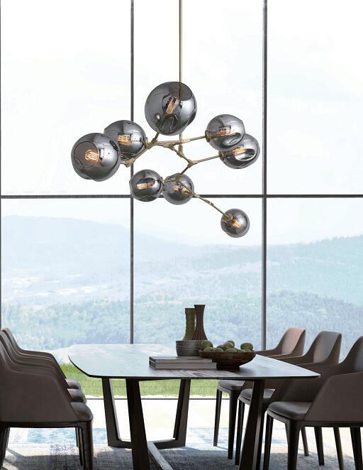 Black decorative modern indoor aluminium alloy pendant lights (MD8080-11 ) 