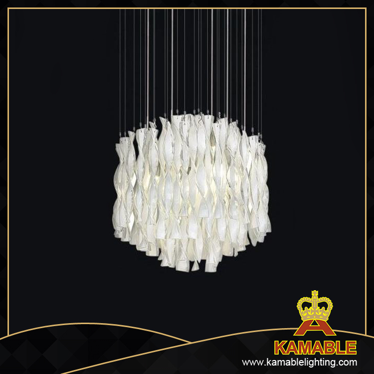 Blazing glass decorative modern indoor pendant light (MD8074BS-W ) 
