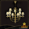 Home Lobby Brass Crystal Chandelier (MD1003-6+3)