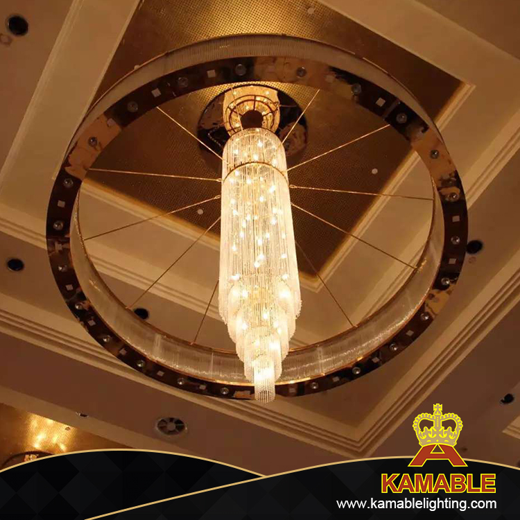 Hotel Big Crystal Chandelier Decoration Lighting (KAJ18002)