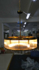 Decorative Stainless Steel Glass Hanging Lights (KAP17-018)