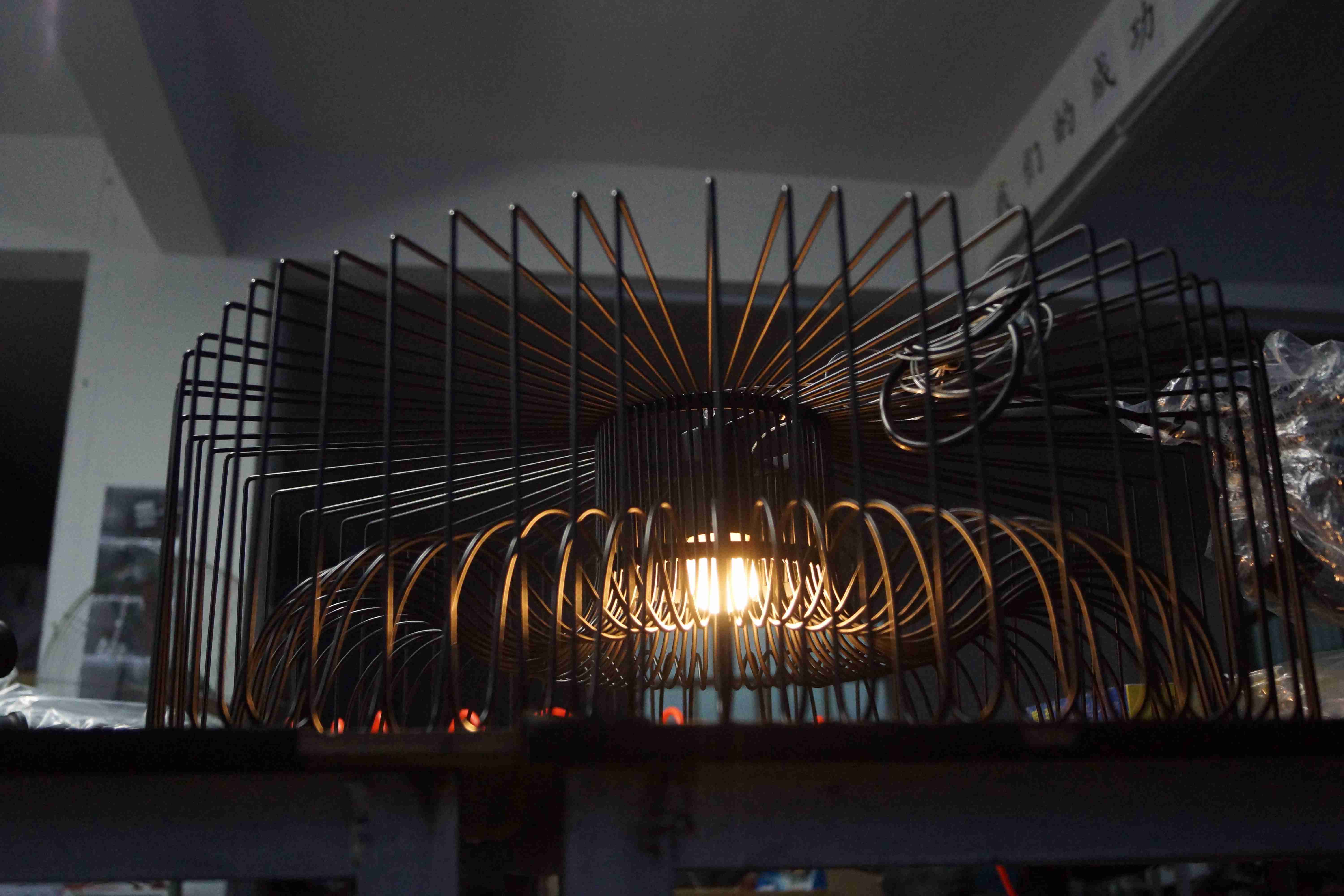 Modern black steel decorative interior pendant lamps (MD6030A-B ) 