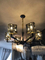 Hotel decorative smoky gray glass pendant lamps (KAP17-032) 