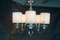 Fresh style modern hotel lobby crystal pendant light(CL 5468 CR+WT )