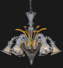  Hotel Decorative Elegant Chandeliers Transparent Glass Murano Chandelier (81079-6)