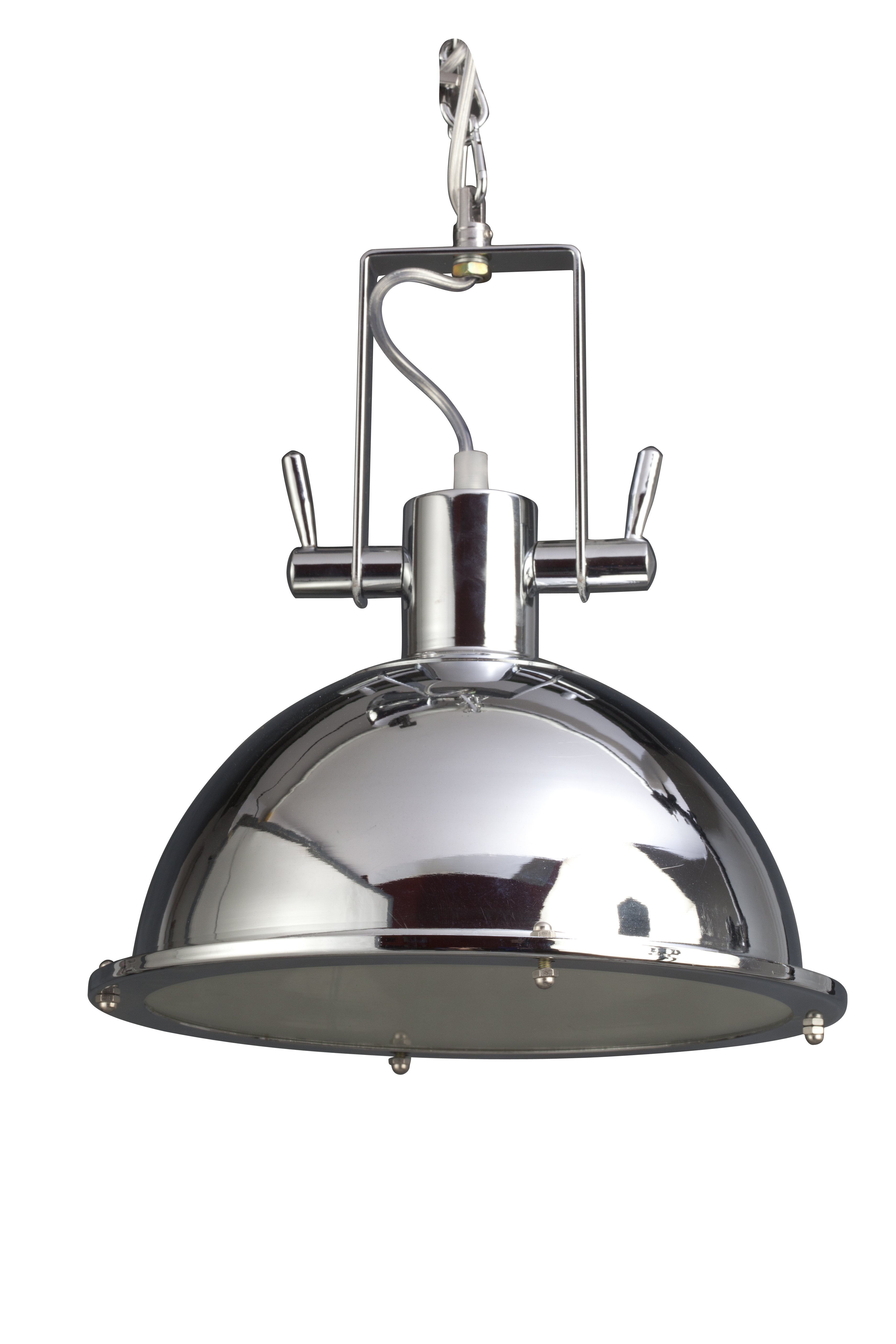 Chrome practical decorative industrial pendant lamp (C710 chrome)