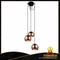 Copper aluminium decorative hotel pendant lamps (MD6144-3CP ) 