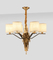 Modern Murano style golden decoration pendant light(GD18128P-D600)