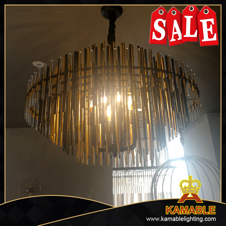 Hotel project Stainless steel chandelier Lighting (KAP6012)