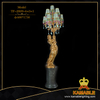 Fancy Decorative Brass Peacock Shape Indoor Floor Lamp (FL-0611-6+3+1)