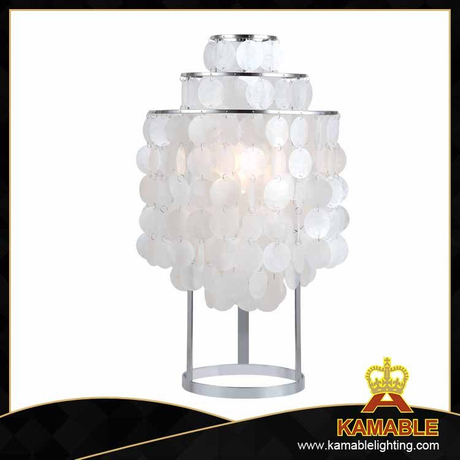 Conch decorative indoor modern metal table lamp (MT8073S-W)