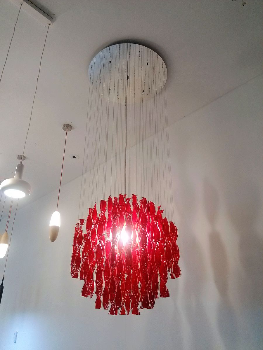 Blazing glass decorative modern indoor pendant light (MD8074BS-W ) 