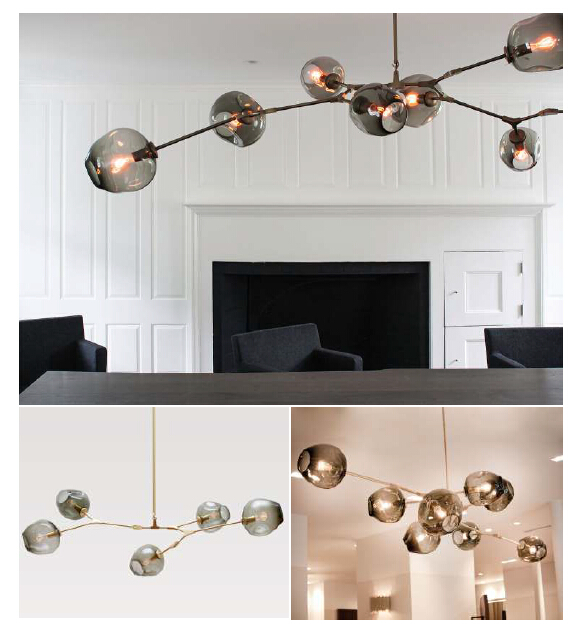 Black decorative modern indoor aluminium alloy pendant lights (MD8080-11 ) 