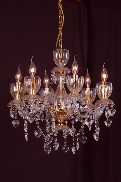 Extravagant style hotel lobby glass chandelier(3908-6L )