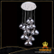 Noble style decorative modern indoor pendant light (MD4124R-9CH ) 