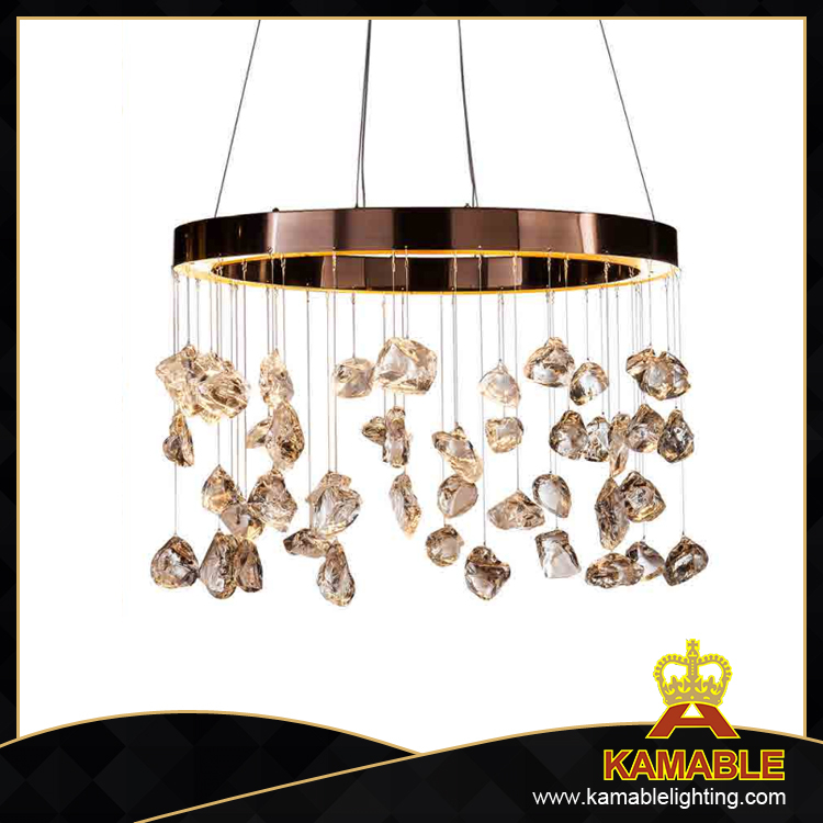 Interior classic decorative crystal stone chandelier.(2112D60)