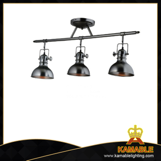 Black steel interior decorative industrial pendant lamp (C2021-3)