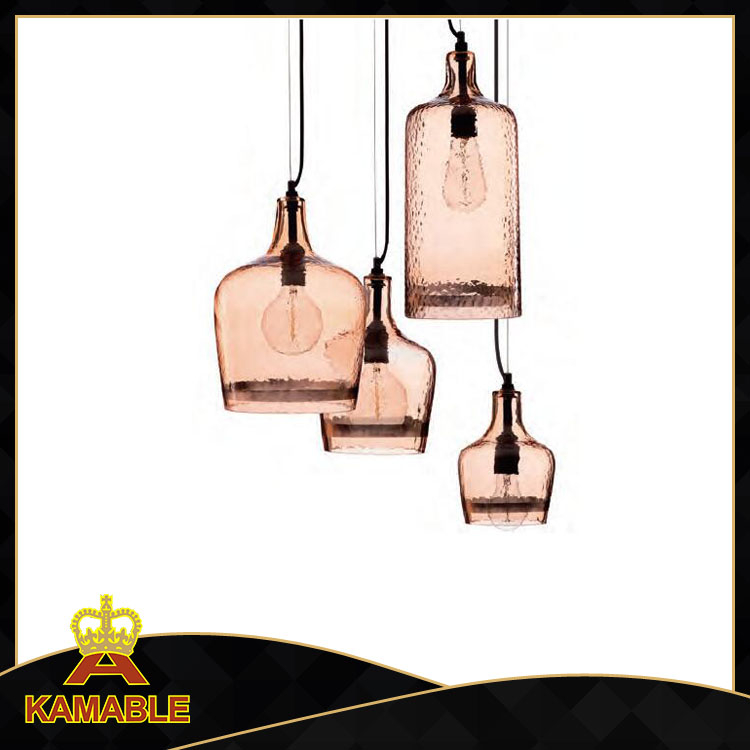 Glass bottle decorative hanging pendant lamp (SG94-4)
