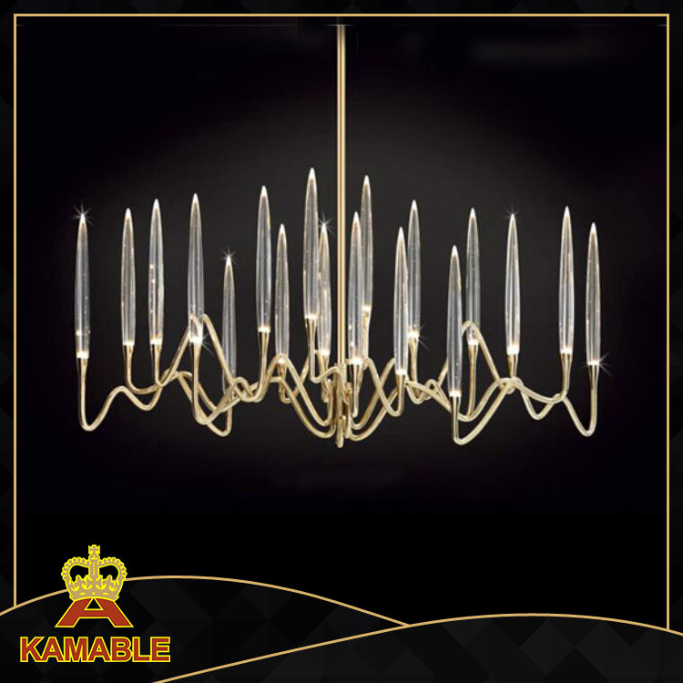 Contemporary decorative clear acrylic pendant lights (KAP17-028) 