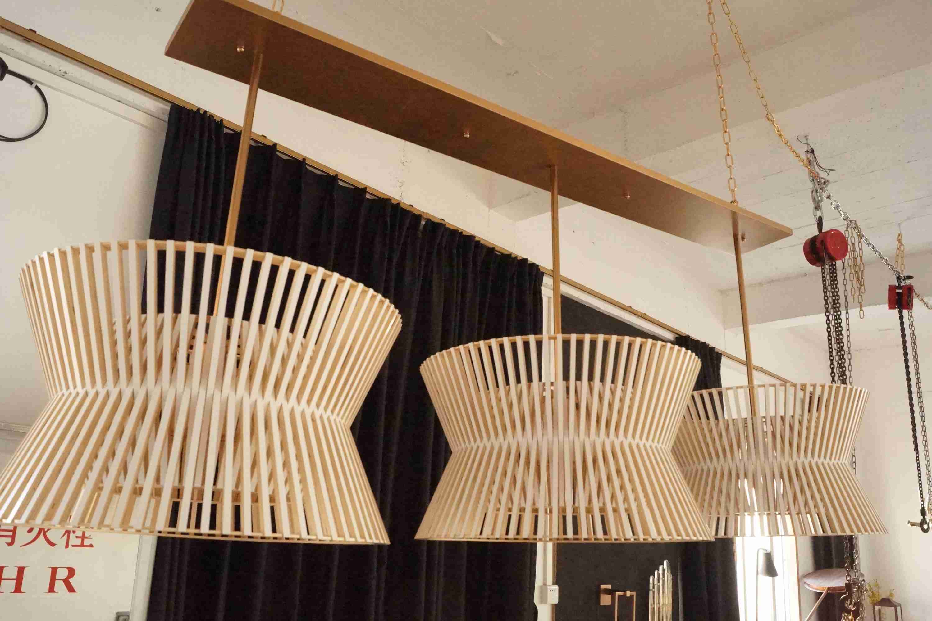Dining Room Modern Wooden Pendant Lighting (PS-301)