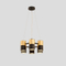 Modern surround type aluminum decorative chandelier(GD18139P-L18)