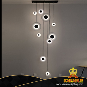 New Design Office Decorative Modern Simple Project Lighting LED Acrylic Pendant Lamp (KHP811)
