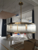 Decorative Stainless Steel Glass Hanging Lights (KAP17-018)