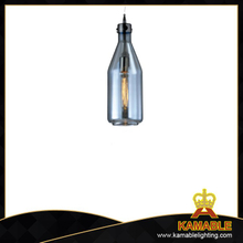 Glass bottle grey decorative hotel pendant lamp (SG51 Grey)