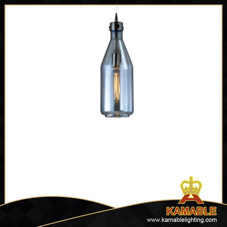Glass bottle grey decorative hotel pendant lamp (SG51 Grey)