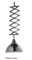 Curve style black decorative industrial pendant lamp (C772B)